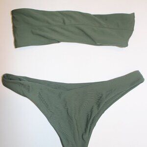 Bandeau Bikini Top and Cheeky Bikini Bottoms